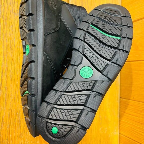 TIMBERLAND MEN'S GRAYDON MID LIGHTWEIGHT SNEAKER CHUKKA BOOT BLACK NUBUCK A1ZRR - Picture 7 of 12